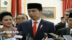 Presiden Jokowi berharap Ani Yudhoyono cepat pulih dari penyakit kanker darah.