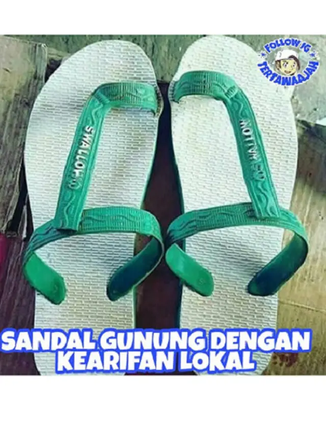 Kreatif tapi Ngakak, Begini 7 Model Sandal Kocak Bikinan Orang Indonesia