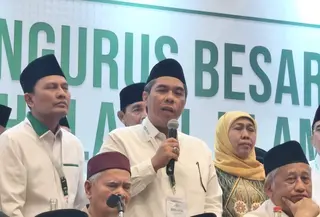 Pj Ketum PBNU Zulfa Mustofa. (Merdeka.com/Nur Habibie)