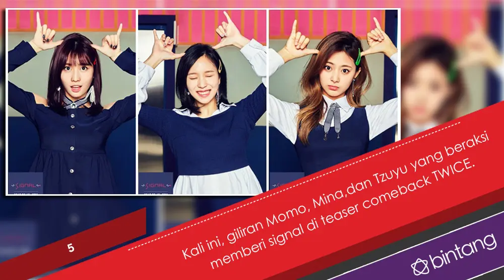 Intip Gaya Imut TWICE di Teaser Comeback. (Foto: Twitter/JYPETWICE, Desain: Nurman Abdul Hakim/Bintang.com)