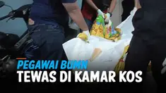Seorang karyawan BUMN ditemukan tewas di dalam kamar indekosnya. Polisi menduga karyawan tersebut meninggal karena sakit karena tidak ditemukan tanda-tanda kekerasan.