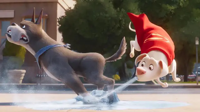 Dwayne Johnson mengisi suara Krypto dalam film DC League of Super-Pets. (Foto: Dok. Warner Animation Group/ DC Entertainment/ IMDb)