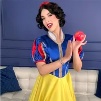 Awalnya, Tasya Farasya cosplay ala princess Snow White. [@tasyafarasya]