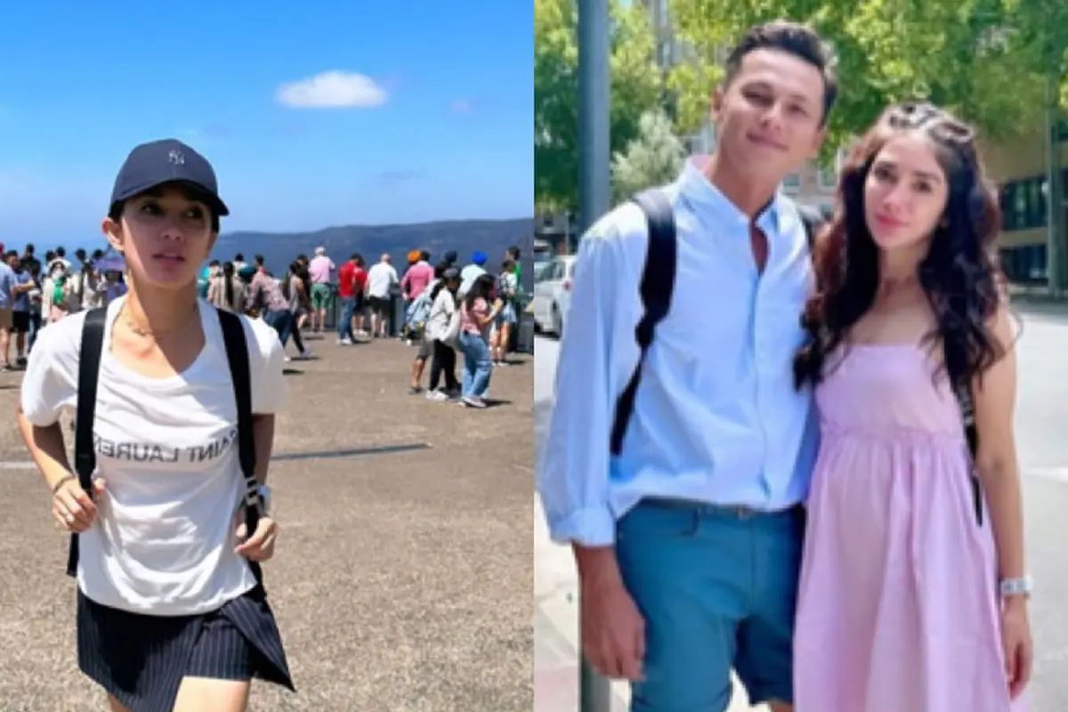 Tampilan Ussy Sulistiawaty Tampil Bak ABG di Australia