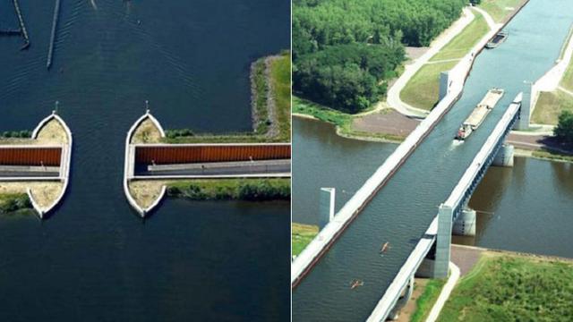 Keren, 3 Jembatan Ini Dibuat Khusus Untuk Mengalirkan Air