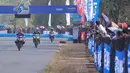 Yamaha Cup Race sangat dinantikan baik oleh pembalap ataupun pecinta olahraga balap. Ajang ini baru diadakan lagi setelah sempat vakum karena pandemi. (Bola.com/M Iqbal Ichsan)