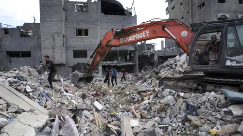 Ribuan Jenazah Tertimbun Reruntuhan Bangunan di Gaza