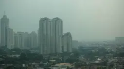 Pada 2009, Indonesia tercatat hanya memiliki 40 gedung pencakar langit. Diperkirakan, pada 2015 jumlah tersebut akan bertambah menjadi 150 gedung, Jakarta, (15/10/14). (Liputan6.com/Faizal Fanani)