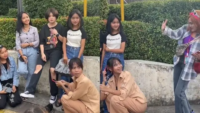 Rina Nose di Citayam Fashion Week (Instagram/chikajessica88)