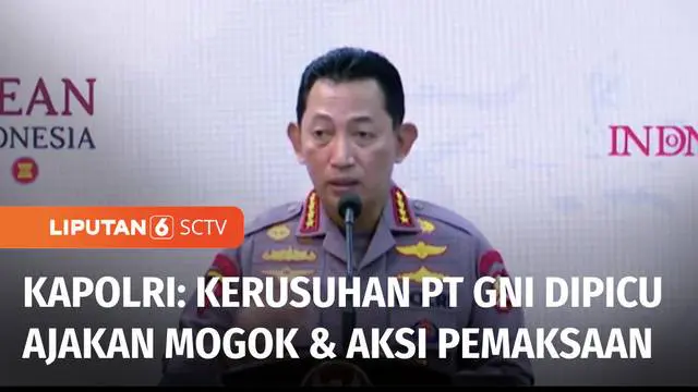 Kerusuhan antar pekerja PT Gunbuster Nickel Industry atau GNI di Morowali Utara, Sulawesi Tengah, dipicu ajakan mogok kerja dari beberapa karyawan yang berlanjut dengan aksi pemaksaan.