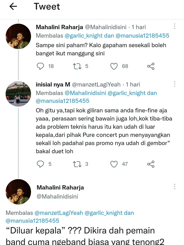 Mahalini Ikut Buka Suara Soal Masalah Ziva Magnolya yang Nyanyi Lagu Duet Sendiri Tanpa Rizky Febian