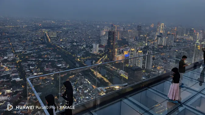 <p>Hasil Foto Gedung Berlatar SkyLine Jakarta menggunakan Huawei Pura 80 Pro. (Liputan6.com/Anka Fergy Agustian)</p>