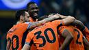 Kemenangan ini juga memperlebar jarak Inter Milan dengan Juventus dalam perebutan posisi puncak klasemen Liga Italia 2023-2024. (GABRIEL BOUYS/AFP)