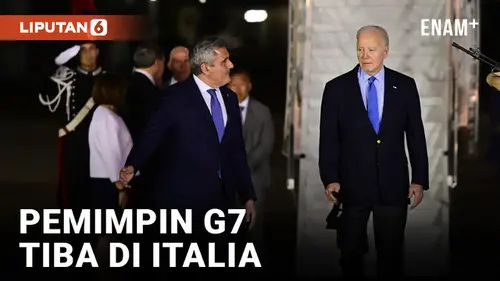 VIDEO: Para Pemimpin G7 Tiba di Italia Menjelang KTT dimana Ukraina akan Jadi Agenda Utama