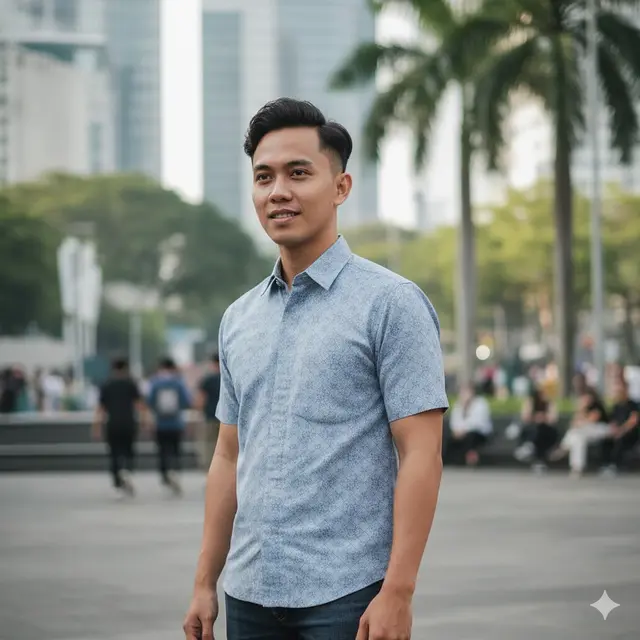 Model rambut pendek pria (Foto: Gemini AI)