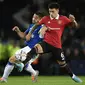 Manchester United (MU) vs Everton di Liga Inggris. (Oli SCARFF / AFP)