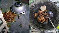 6 Momen Apes Makan Opor Ayam saat Lebaran Ini Bikin Elus Dada (Twitter/banggavann/librasbae)