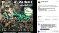 Cek Fakta: Massa PBNU dan GP Ansor Akan Kepung Kedubes Arab Saudi?