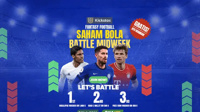 VIDEO: Jangan Lupa Join Kickstox Saham Bola Jelang Liga Champions Rabu Dini Hari Nanti