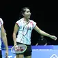 Ganda putri Indonesia Greysia Polii/Nitya Krishinda Maheswari gagal lolos ke final Badminton Asia Championships 2016 setelah kalah dari pasangan Jepang, Naoko Fukuman/Kurumi Yonao, Sabtu (30/4/2016). (Liputan6.com/Humas PB PBSI)