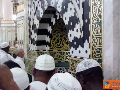 Citizen6, Madinah: Lokasi Sujud Nabi Muhamad SAW di Mesjid Nabawi, Madinah. (Pengirim: Aribowo Suprayogi)