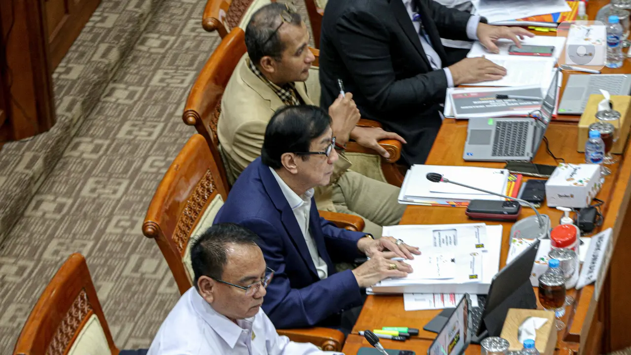 Raker Yasonna Laoly Bersama Komisi III DPR