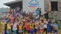 Komunitas literasi Ruang Belajar Ceria (RBC) menjadi wadah bagi anak-anak kurang mampu di Palembang untuk aktif membaca dan belajar bersama secara gratis (Dok. Ruang Belajar Ceria / Nefri Inge)