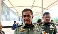 KSAD Jenderal TNI Maruli Simanjuntak menegaskan, pihaknya siap mengirimkan pasukan perdamaian ke Gaza, Palestina. (Liputan6.com/Delvira Hutabarat)