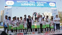 SSB Asad 313 Purwakarta dari regional Jawa Barat keluar sebagai pemenang AQUADNC 2014 dan akan berlaga di final dunia DNC Brasil
