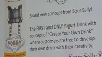 Sour Sally, merek frozen yogurt terkemuka di Indonesia meluncurkan salah satu inovasi barunya, yakni Yoggy Create Your Own Drink.