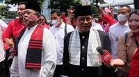 Pramono Anung dan Rano Karno maju sebagai bakal calon gubernur dan wakil gubernur setelah mendapat restu dari Ketua Umum PDIP, Megawati Soekarnoputri. (merdeka.com/Arie Basuki)