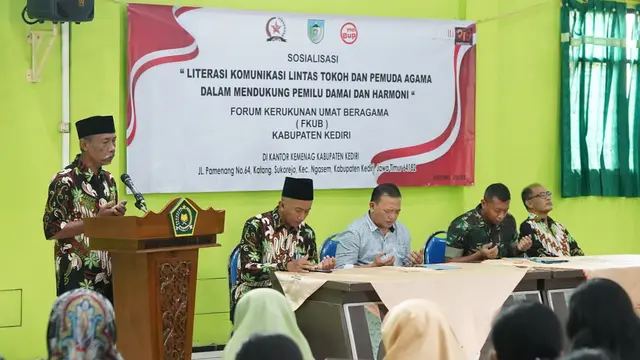 Mas Dhito Minta Warga Kediri Jaga Kerukunan Umat Beragama