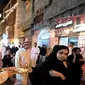 Ilustrasi bazar Ramadan di Arab Saudi. (AFP)