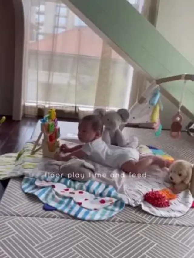 Nikita Willy menjaga rutinitas bersama Baby Izz (Instagram/nikitawillyofficial94)