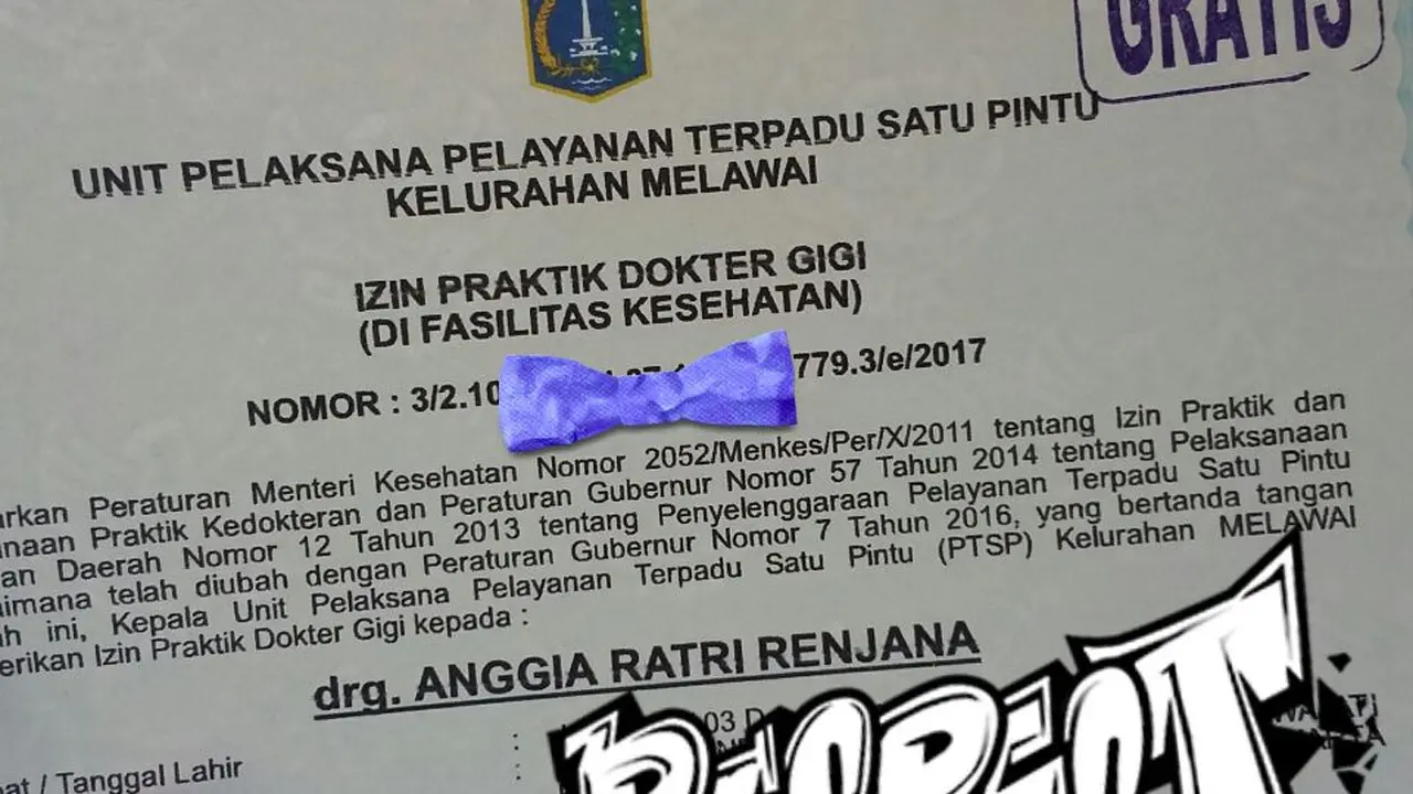 Drg Anggia Hampir Menangis