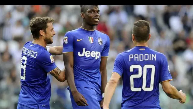 Cuplikan gol Juventus melawan Cagliari.