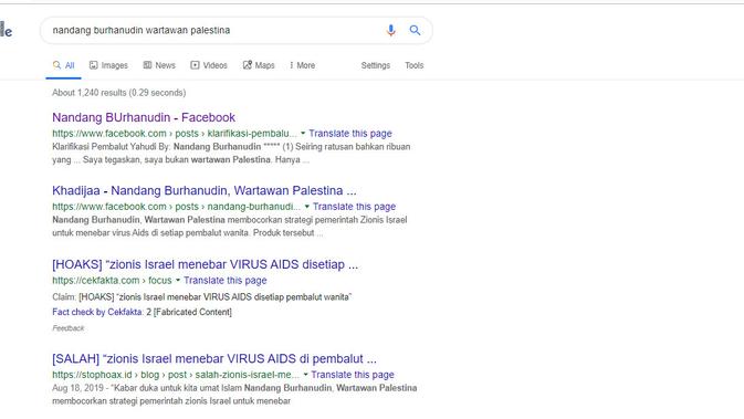 [Cek Fakta] Israel Sebarkan Virus AIDS di Pembalut Wanita, Fakta Atau Hoaks?