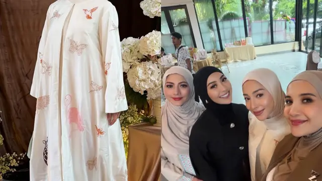 Nikita Willy kenakan kerudung instan bersama adiknya. [@nikitawillyofficial94]