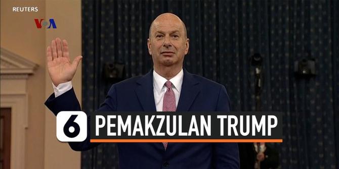 VIDEO: DPR Amerika Susun Laporan Terkait Pemakzulan Trump