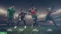 4 Pemain Andalan Timnas Indonesia U-22 vs Myanmar, Saddil Ramdani, Hansamu Yama, Hanif Sjahbandi, Febri Haryadi (Bola.com/GRAFIS: Adreanus Titus/FOTO: Vitalis Yogi)