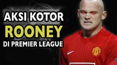 Video aksi kotor bintang Manchester United Wayne Rooney di Premier League.