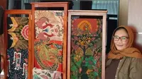 Kreasi batik penuh warna karya Datik Daryanti, wujud cinta pada budaya Tangerang Selatan. (Sumber: Liputan6)