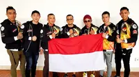 5 Atlet Binaraga Fisik Indonesia Kibarkan Bendera Merah Putih di Singapura