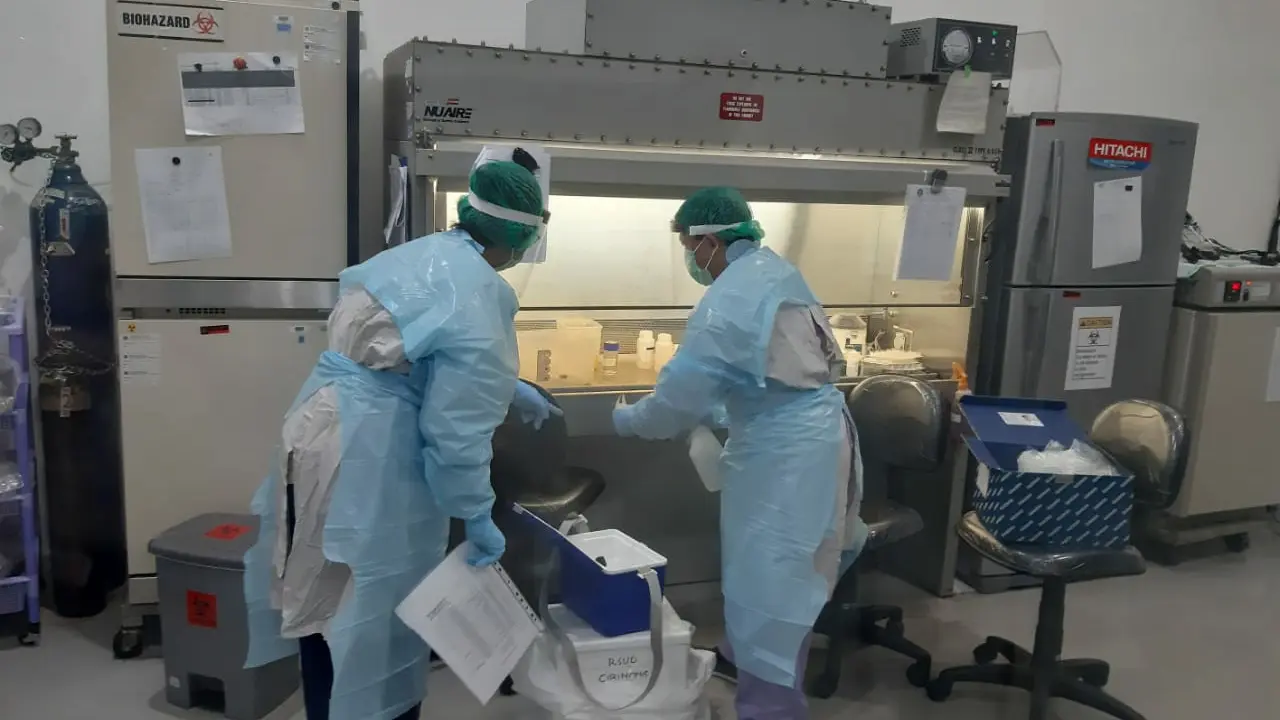 Laboratorim uji Covid-19 milik Institut Pertanian Bogor (IPB)