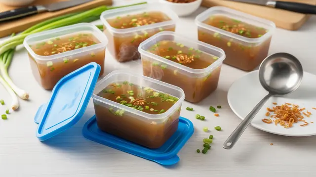 Cara Menyimpan Kuah Bakso