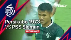 Berita video highlights BRI Liga 1 pertandingan Persikabo 1973 melawan PSS Sleman di Stadion Pakansari, Bogor, Jawa Barat pada Kamis (15/8/2022) sore WIB.