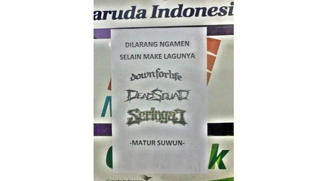 6 Tulisan Dilarang Ngamen Ini Bikin Tepuk Jidat