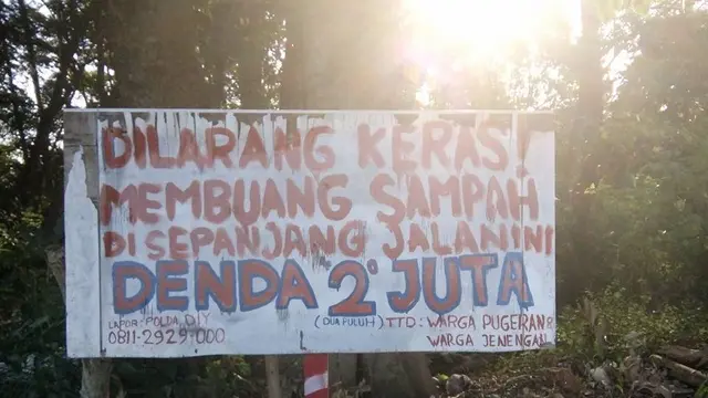 8 Larangan Buang Sampah Kocak Ini Bikin Tepuk Jidat