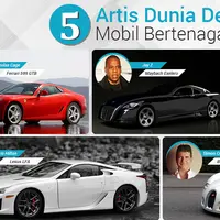 5 artis dunia ini miliki mobil bertenaga buas. (Foto: Istimewa)