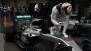 Lewis Hamilton juga sudah mengoleksi 7 podium di balapan F1 musim 2016. (AFP/Vanderlei Almeida)